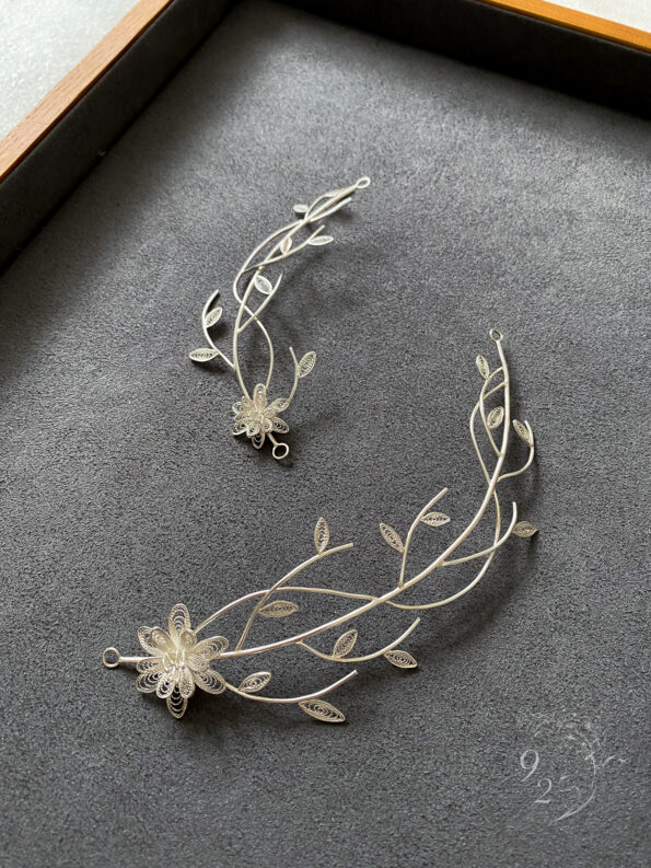 925-201900005-Petite-Rustic-Lotus-Hairpiece-Pair-Unplated-Silver-1-pair-2