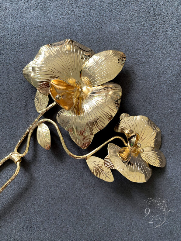 925-202000013-Orchid-Pin-18k-Yellow-Gold-1