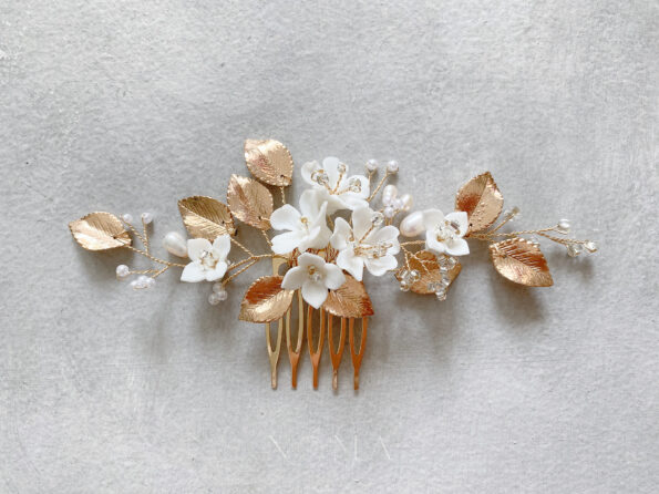 ACC-202000041-Clay-Flower-Blossom-Jardin-Haircomb-Gold