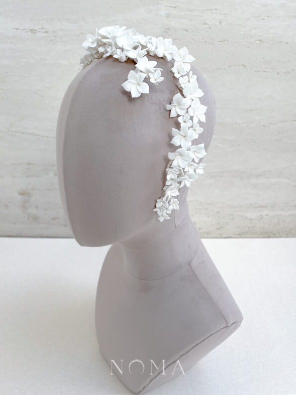 ACC-202200001-Clay-Flower-Lily-Radiating-Hairvine-White-Silver-2