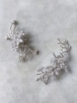 ACC-202200013-Paved-Flower-Branch-HairvineBrooch-Set-White-Gold-2-pcs