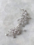 ACC-202200013-Paved-Flower-Branch-HairvineBrooch-Set-White-Gold-2-pcs