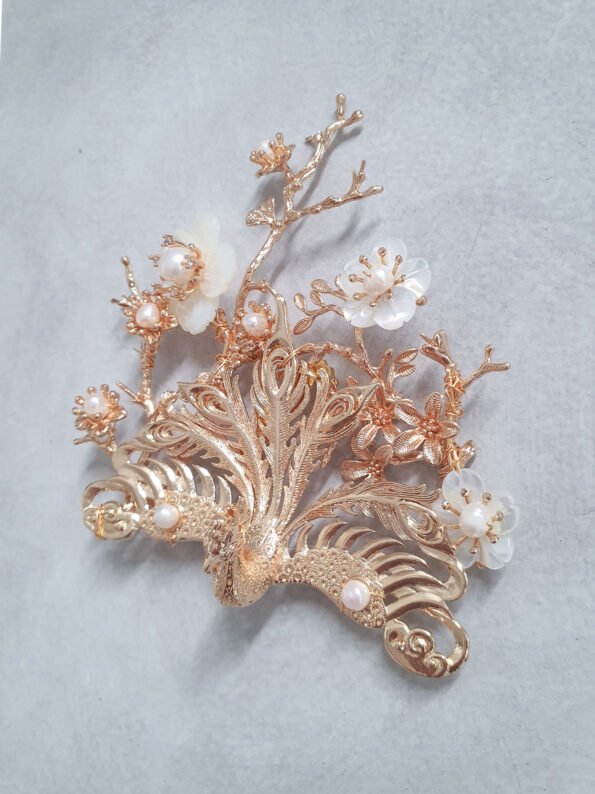 CHN-201900001-3D-Peacock-Floral-Garden-Brooch-Gold-White-2