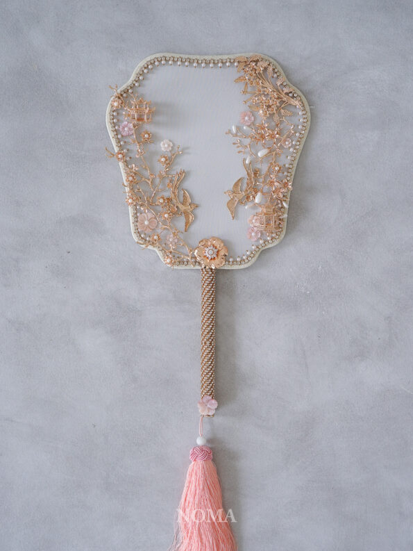 CHN-202000035-Pink-Swallow-Fan-Gold