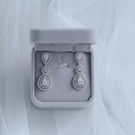 Pearception Earrings - Rhodium White Gold