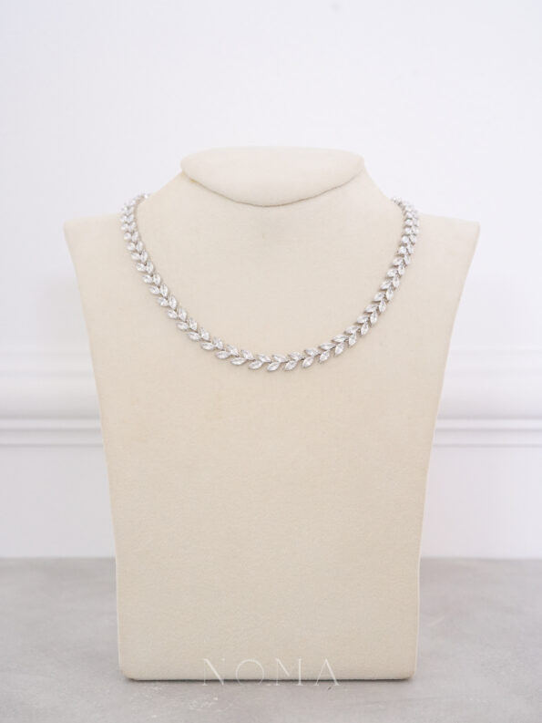 DJW-201900429-Single-Marquise-Row-Choker-Rhodium-White-Gold-1