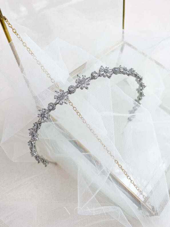 HBC-202000004-Floral-Blossom-Headband-Rhodium-White-Gold-White-Diamond-1