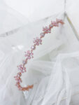 HBC-202200007-Floral-Blossom-Headband-18k-Rose-Gold-Pink-Diamond