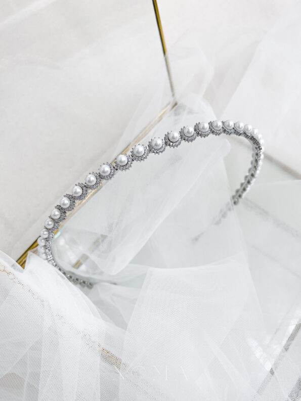 HBC-202200022-Pearl-Halo-Small-Headband-Rhodium-White-Gold-White-Pearl-2