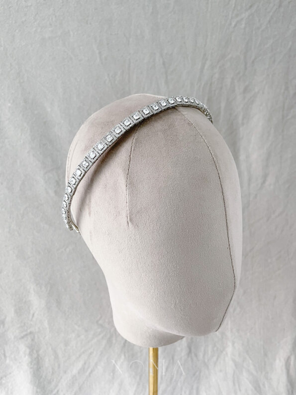 HMC-202100010-Princess-Bezel-Headband-Rhodium-White-Gold-4