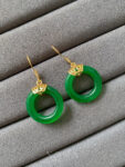 JJW-202000005-Simple-Circular-Jade-Earrings-18k-Yellow-Gold-Jade