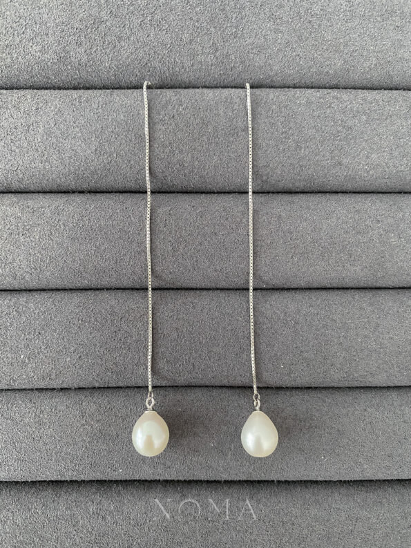 PJW-201900015-Single-Long-Chain-Pearl-Earrings-Unplated-Silver-White-Pearl