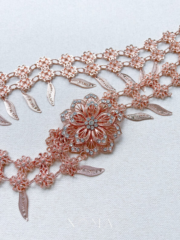 THL-202100003-Flowery-Leaves-Belt-18k-Rose-Gold