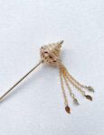 THL-202200012-Conical-Ornament-Hairpin-18k-Yellow-Gold