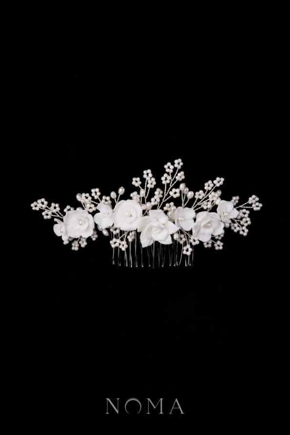 ACC-202200058-Clay-Flower-Rosy-Haircomb-White-Silver