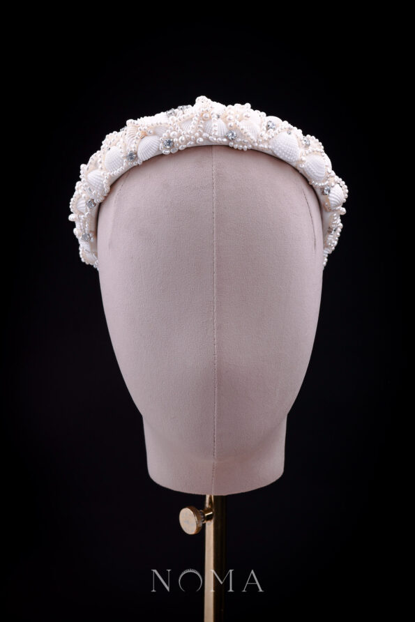 ACC-202300007-Wavy-Shell-Headband-White-Gold-White