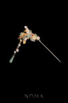 CHN-202300092-Mini-Bird-Floral-Explosion-Hairpin-18k-Yellow-Gold