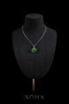 JJW-202300035-Simple-Happiness-Carved-Donut-Jade-Pendant-18k-Yellow-Gold-Jade