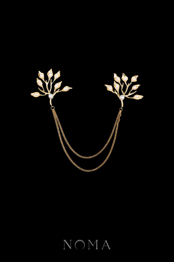 925-202300013-Branch-Leaves-Brooch-Doff-Gold