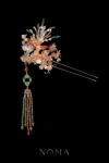 CHN-202300076-Colorful-Phoenix-Royal-Lotus-Hairpin-Gold-Left