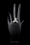 DJW-202300086-Paved-Orchid-Ring-Rhodium-White-Gold-Adjustable