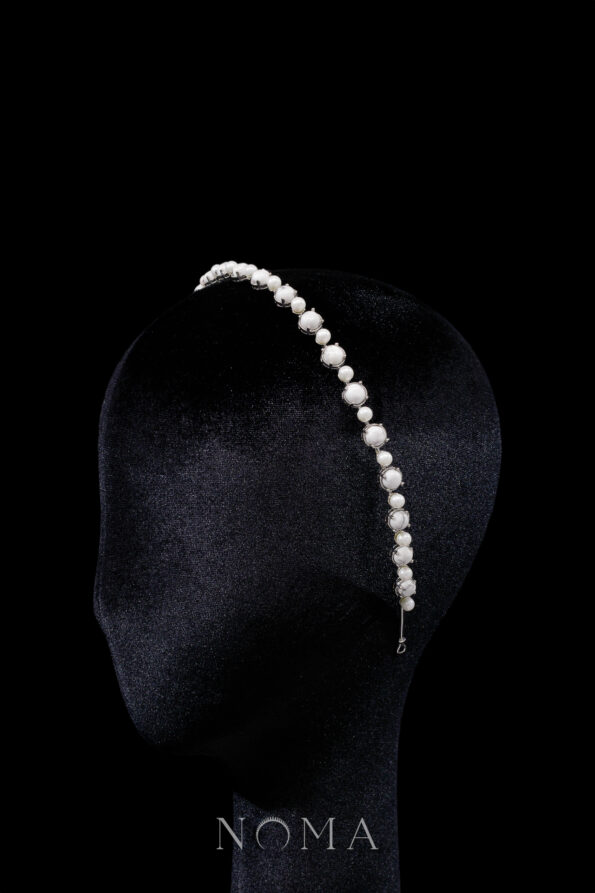 HBC-202200012-Marble-Pearl-Headband-Rhodium-White-Gold-White-Pearl-2