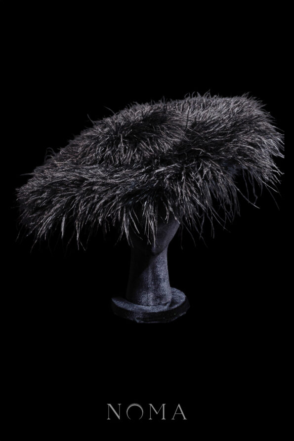 HMV-202300008-Full-Feather-Hat-Black-1