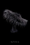 HMV-202300008-Full-Feather-Hat-Black