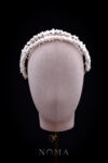 ACC-202200056-Clay-Flower-Quad-with-Pistil-Double-Headband-White-Silver