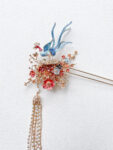 CHN-202100103-Colorful-4D-Phoenix-Beautiful-Blossom-Hairpin-Gold