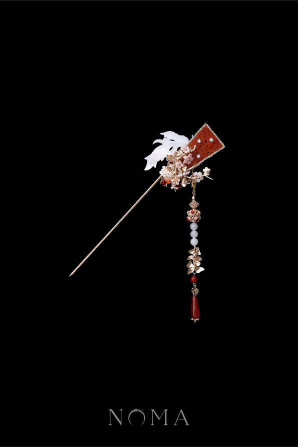 CHN-202200136-Lucky-Koi-Carved-Jade-Hairpin-Gold-Red-1