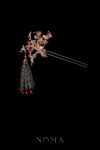CHN-202300024-Crane-Wing-Petite-Blossom-Hairpin-Gold-Ruby-Left