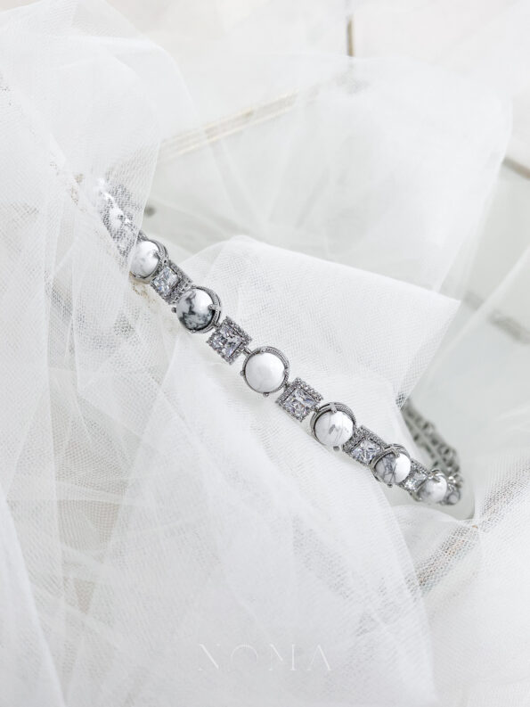 HBC-202200013-Marble-Princess-Halo-Headband-Rhodium-White-Gold