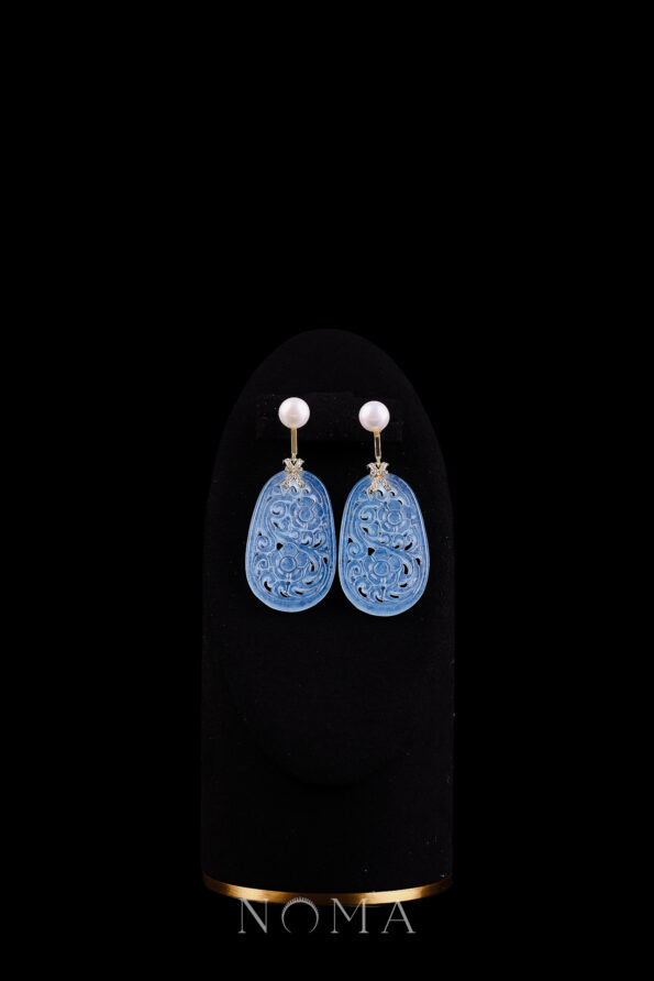 JJW-202300011-Carved-Floral-Ovallish-Jade-with-Pearl-Earrings-18k-Yellow-Gold-Blue-Jade