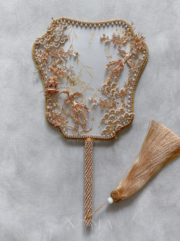 CHN-202100013-Phoenix-Pearl-Blossom-Fan-Gold-Gold