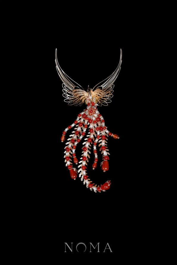 CHN-202400029-Phoenix-Wings-Tail-Hairvine-Gold-Red