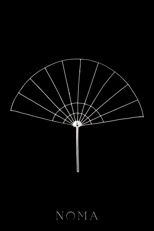 925-202400001-Blank-Chinese-Fan-Frame-Rhodium-White-Gold