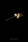 925-202400005-Orchid-Arrangement-Hairpin-18k-Yellow-Gold