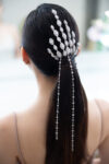 ACC-202100042-Oval-Shine-Ponytail-Haircomb-with-Chain-Set-White-Gold-2-pcs