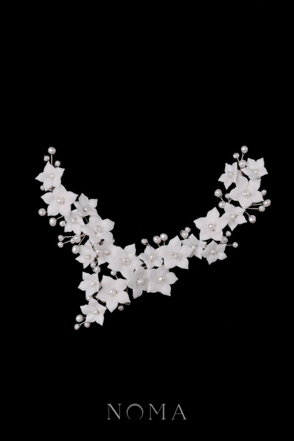 ACC-202200042-Clay-Flower-Jasmine-Pearl-Side-BroochHairvine-White-Silver-3