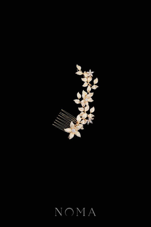 ACC-202400003-Paved-Flower-Twigs-Side-Hairvine-Gold-Right