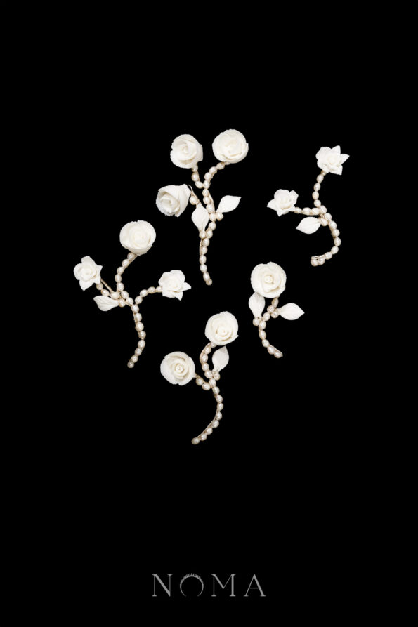 ACC-202400031-Clay-Flower-Rose-Garden-Set-White-Silver-5-pcs-1