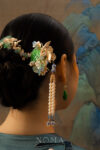 CHN-202400005-Carved-Jade-Crane-Ginkgo-Hairpin-Gold-Jade-Left