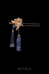 CHN-202400047-Majestic-Crane-Cloud-Pagoda-Hairpin-Gold-Sapphire-Left