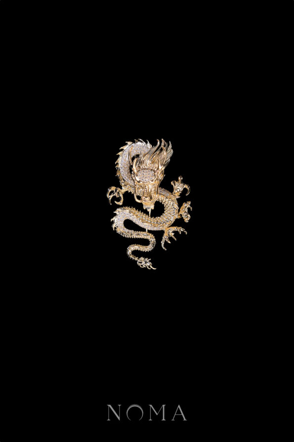 DJW-202300068-Dragon-Emperor-Diamond-Brooch-18k-Yellow-Gold