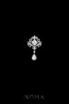 DJW-202300096-Ornamental-Drop-Pear-Brooch-Rhodium-White-Gold-White-Diamond