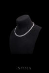 DJW-202400034-Round-Paved-Double-Dot-Choker-Rhodium-White-Gold