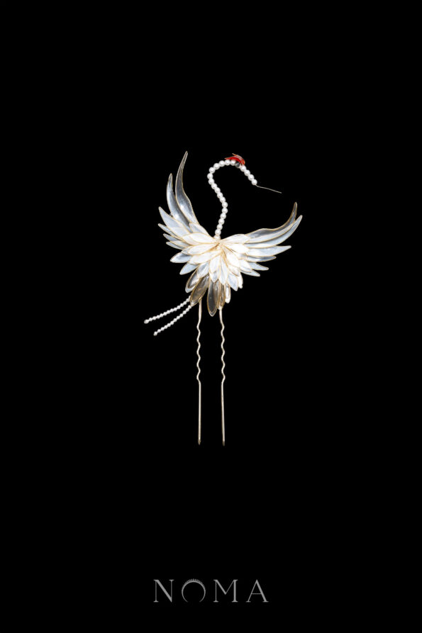 FLR-202000059-LR-White-Crane-Hairpin-Gold-White-2