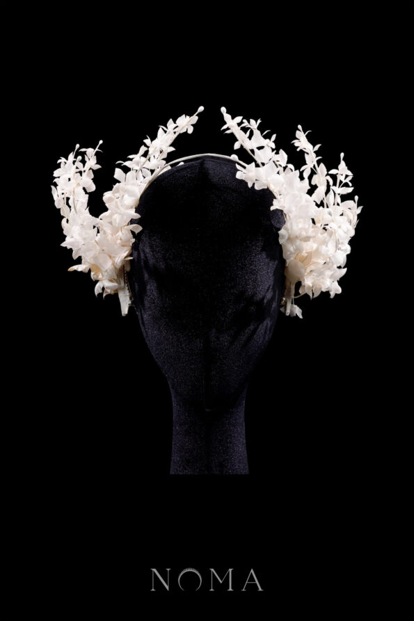 FLR-202300001-SS-Blanc-Flora-Headband-Silver-White