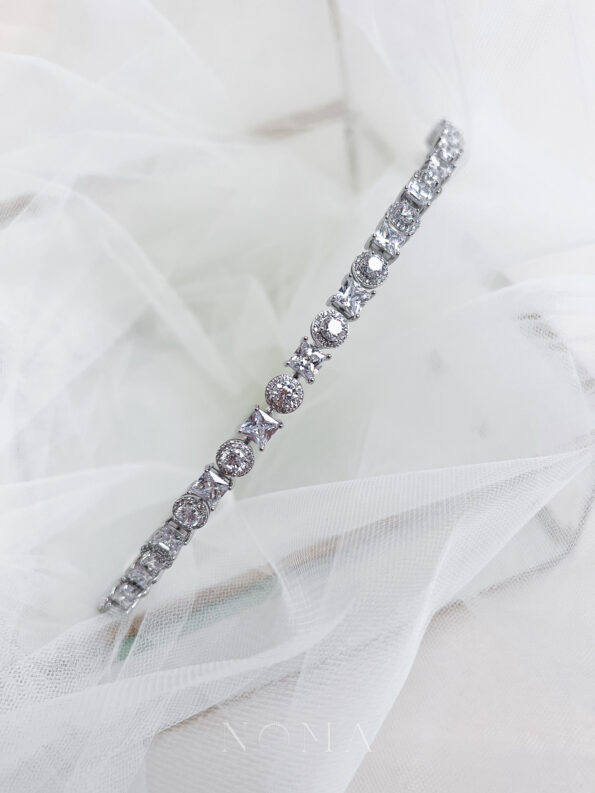 HBC-202200026-Princess-Round-Halo-Headband-Rhodium-White-Gold